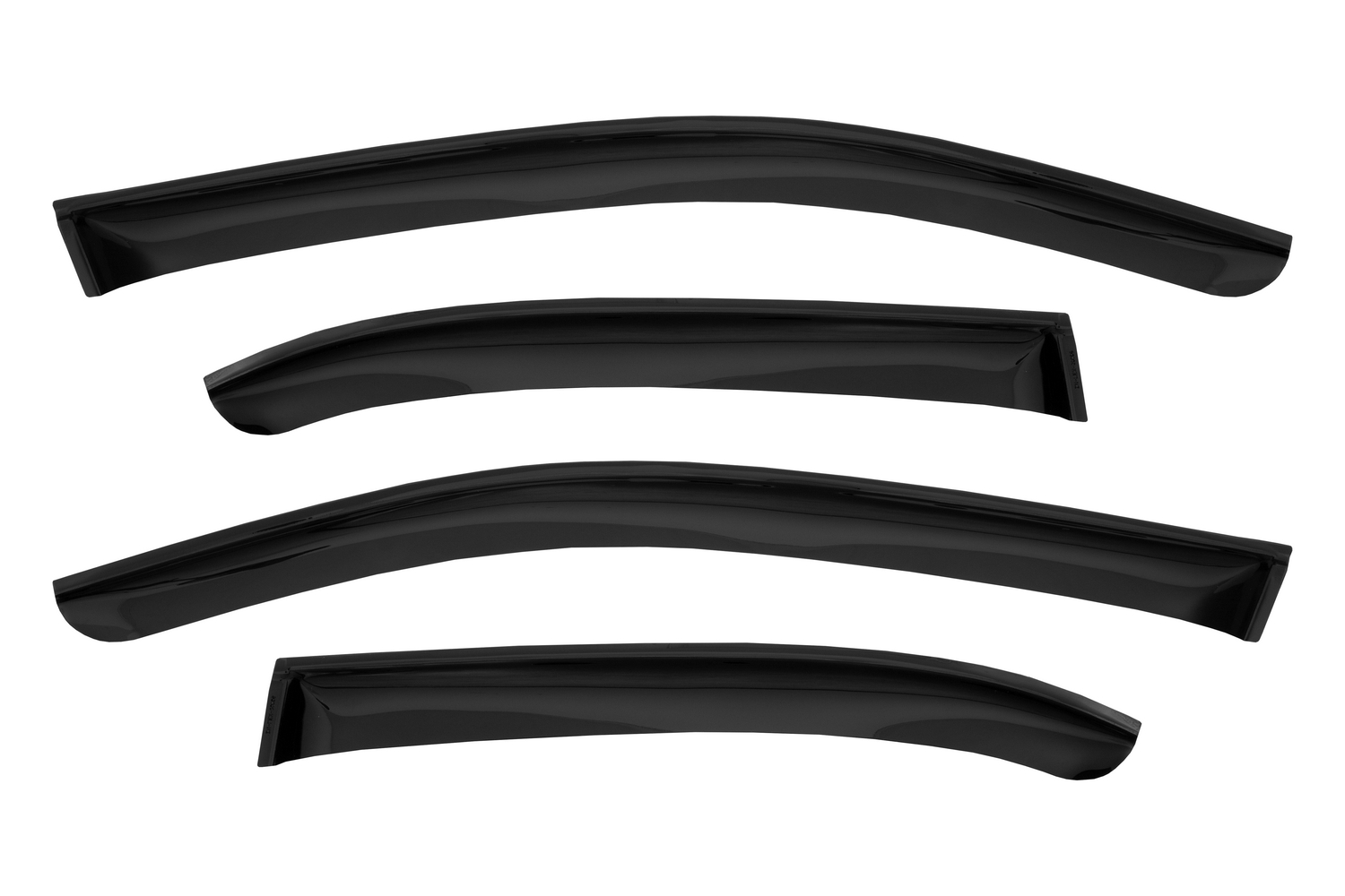 Дефлектор окон (НАКЛАДНОЙ скотч 3М) 4 шт., для KIA RIO IV 2017-, седан /  Solaris KRS 2024 - / Киа Рио