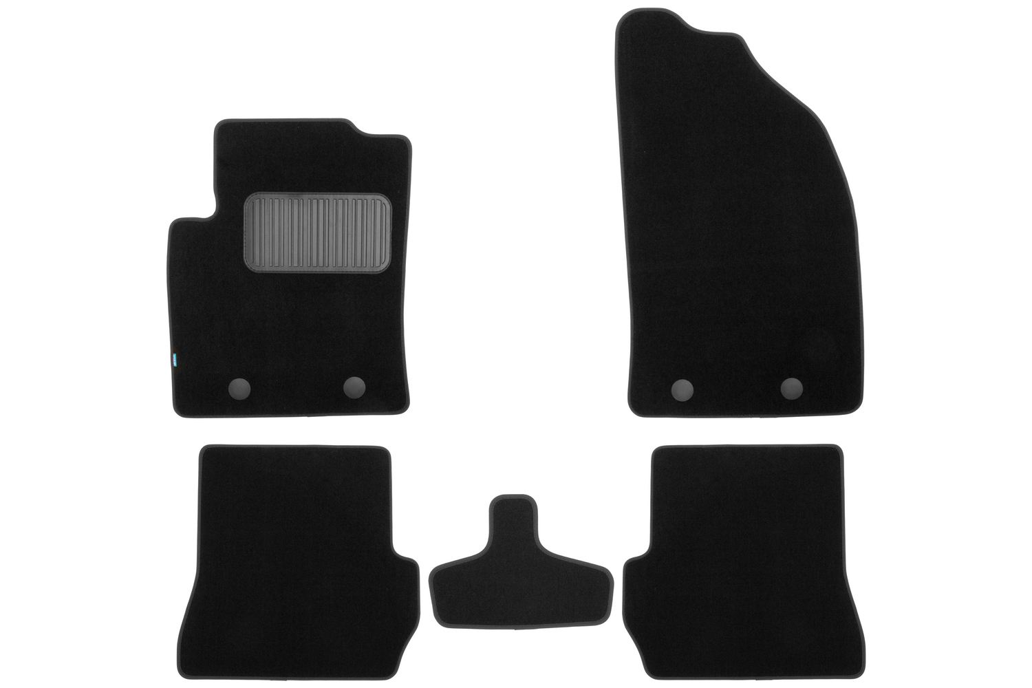 Коврики в салон Klever Premium FORD Fusion АКПП 2002-2005, 2005-2012, хб., 5 шт. (текстиль) / Форд Фьюжн