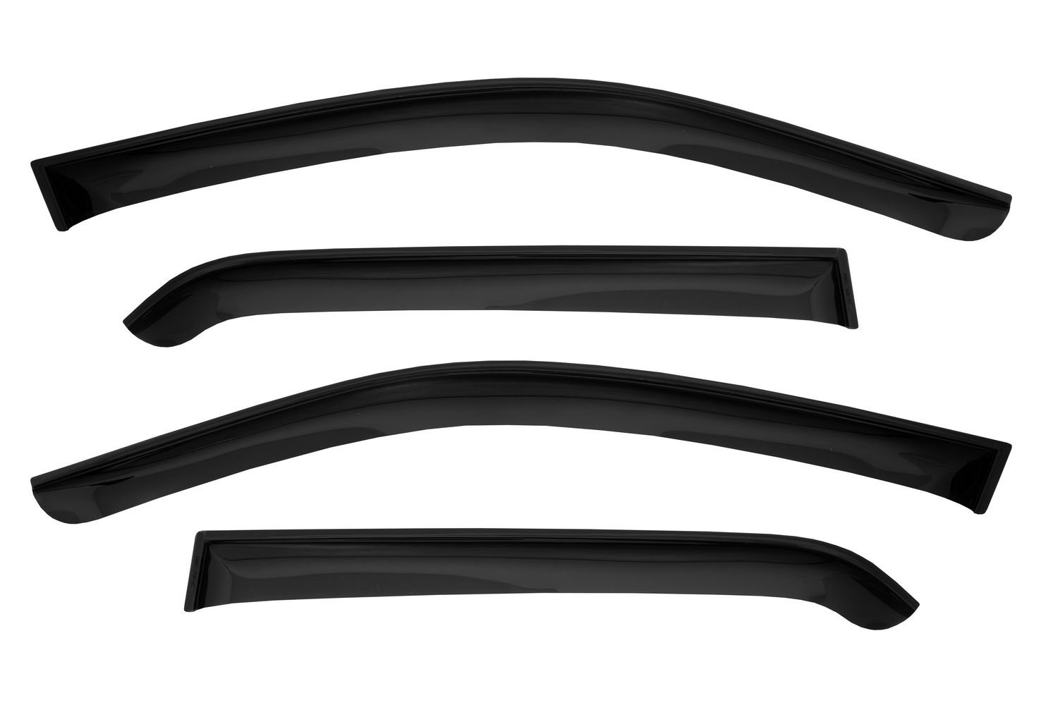 Дефлектор окон (НАКЛАДНОЙ скотч 3М) 4 шт., для MERCEDES-BENZ GLE I (W166) 2015-2018, внедорожник / Мерседес Бенц GLЕ