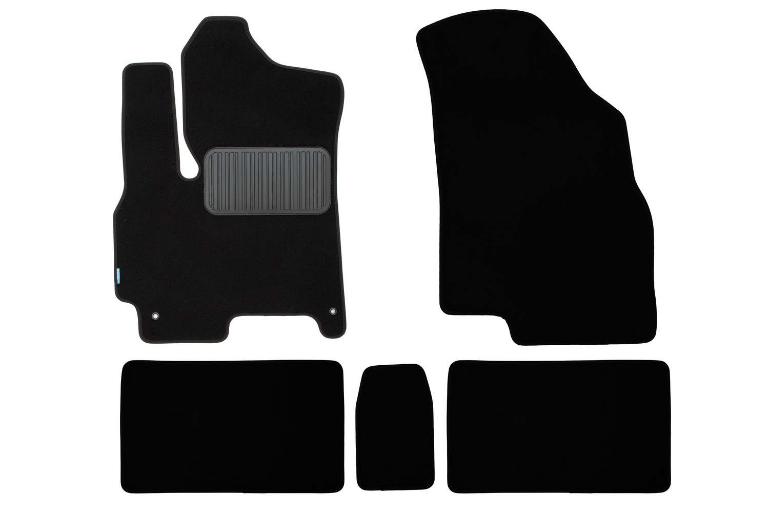 Коврики в салон Klever Premium для CHERY Tiggo 4 (I, Ir) 2017- / 4 PRO 2020- (I) / 4 PRO 2024- (I рест.), кросс., 5 шт. (текстиль) / Черри Тигго 4 Про