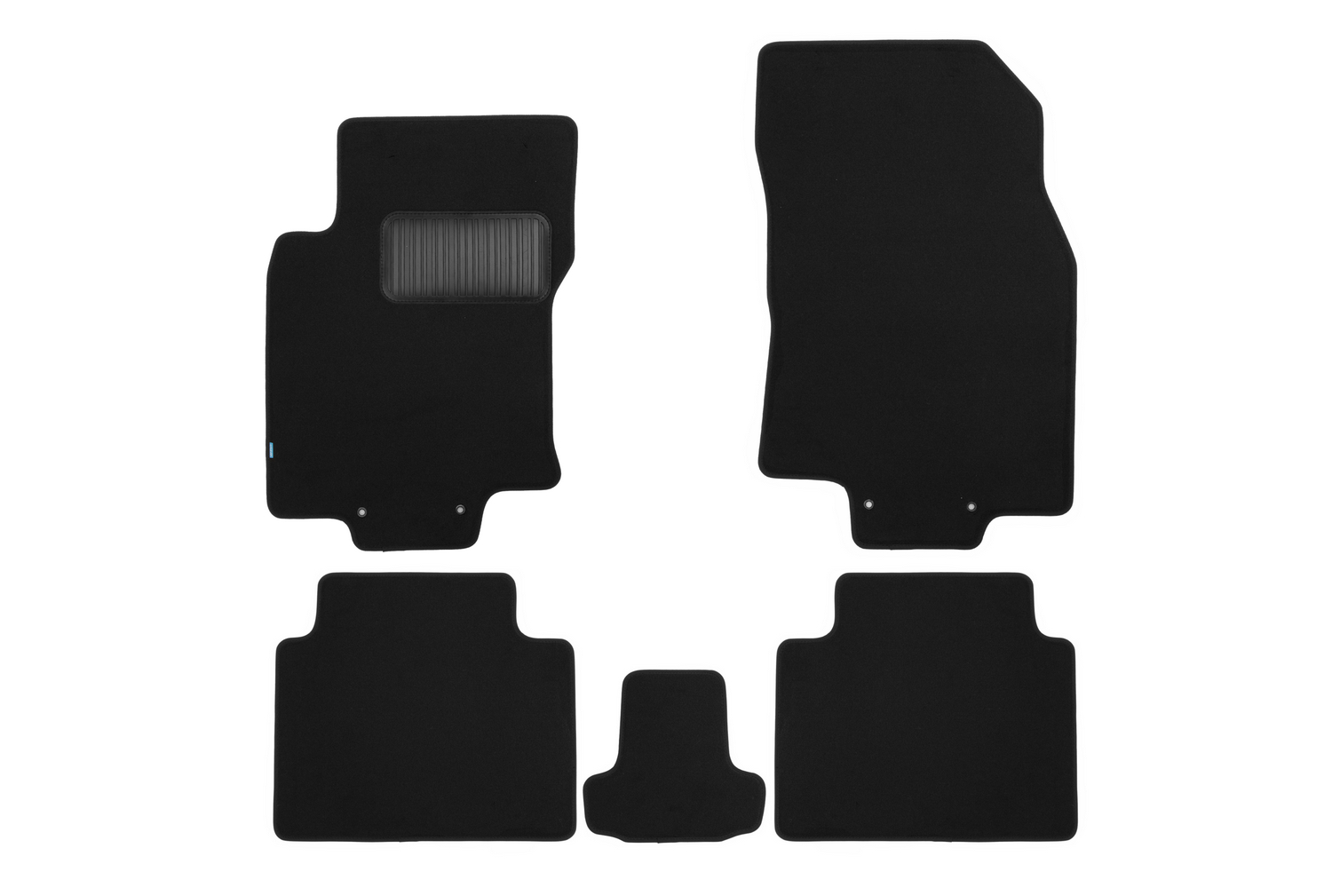 Коврики в салон Klever Premium NISSAN X-Trail T32 (III, IIIр), 2014-, внед., 5 шт. (текстиль) / Ниссан Х Трейл