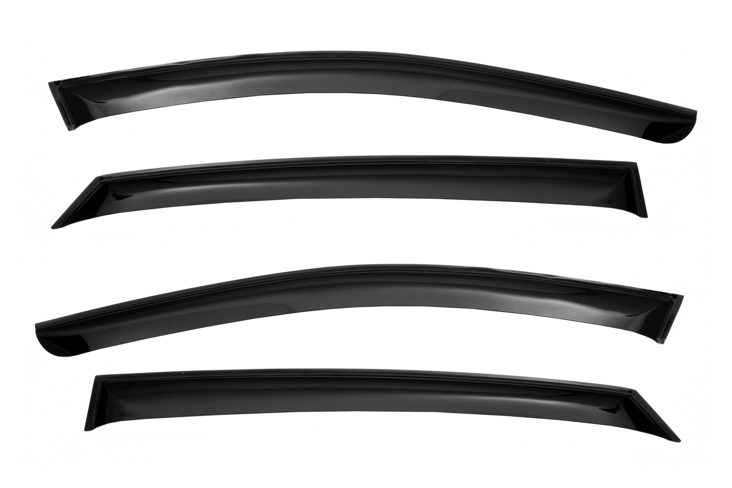 Дефлектор окон (НАКЛАДНОЙ скотч 3М) 4 шт., для CHERY TIGGO 4 2018-, кроссовер / CHERY TIGGO 4 PRO 2020- / Черри Тигго 4 Про