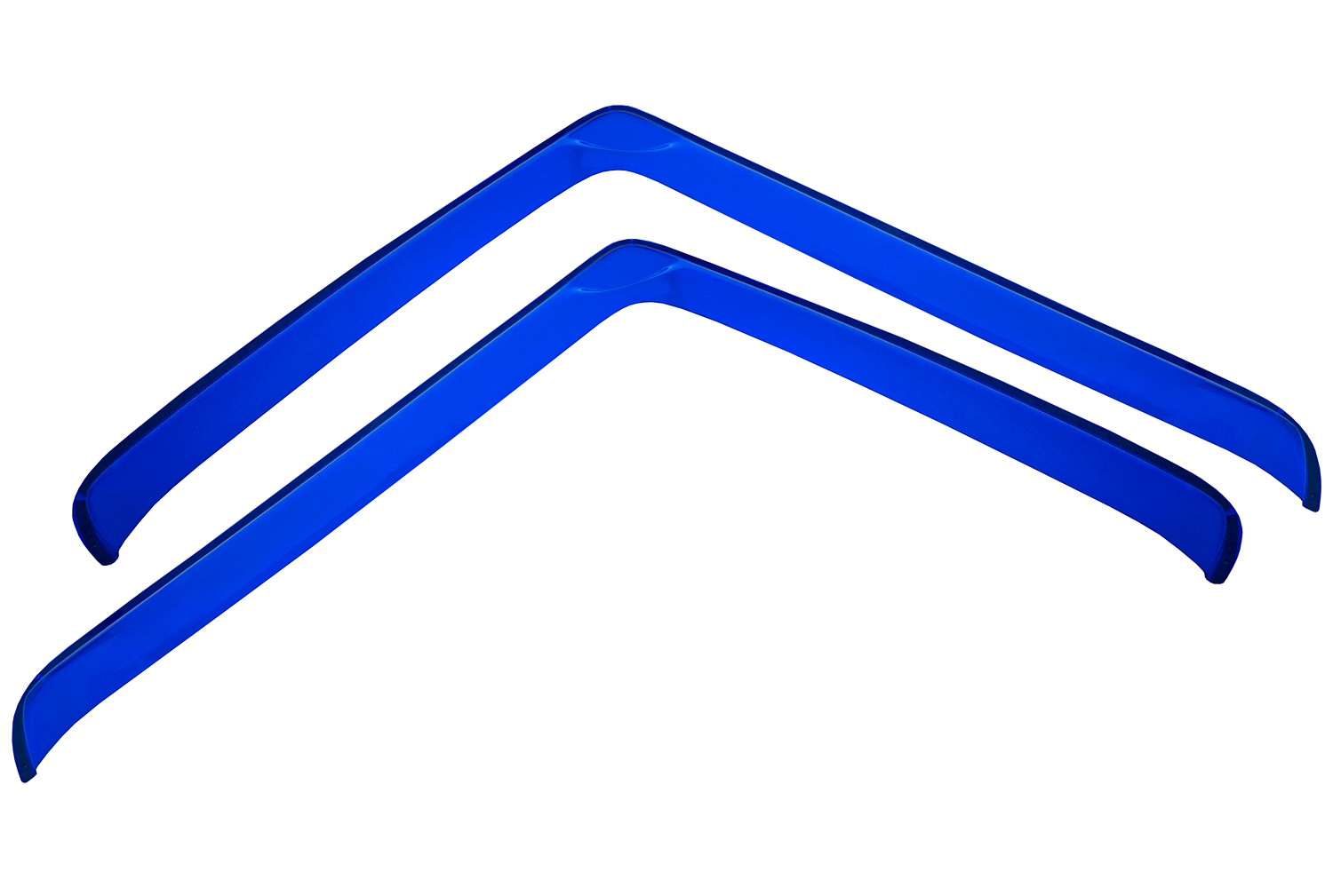 Дефлекторы окон для SITRAK С7H 2023- синий (2 шт.), накладной / Ситрак С7Н