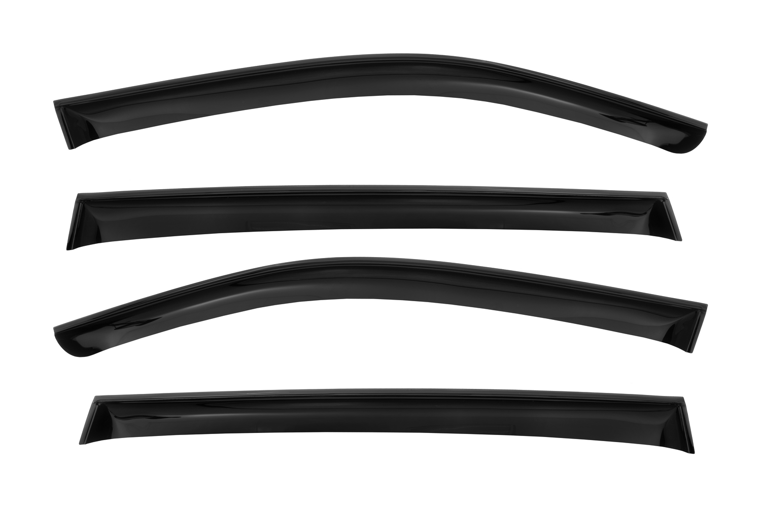 Дефлектор окон (НАКЛАДНОЙ скотч 3М) 4 шт. для MITSUBISHI PAJERO SPORT II 2008-2016 внедорожник / Митсубиси Паджеро спорт