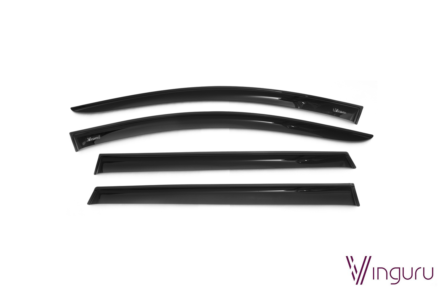 Дефлекторы окон Vinguru OPEL Insignia Sports Tourer 2008-2013, 2013-2017 /ун/накладные/скотч/к-т 4 шт./акрил / Опель Инсигния