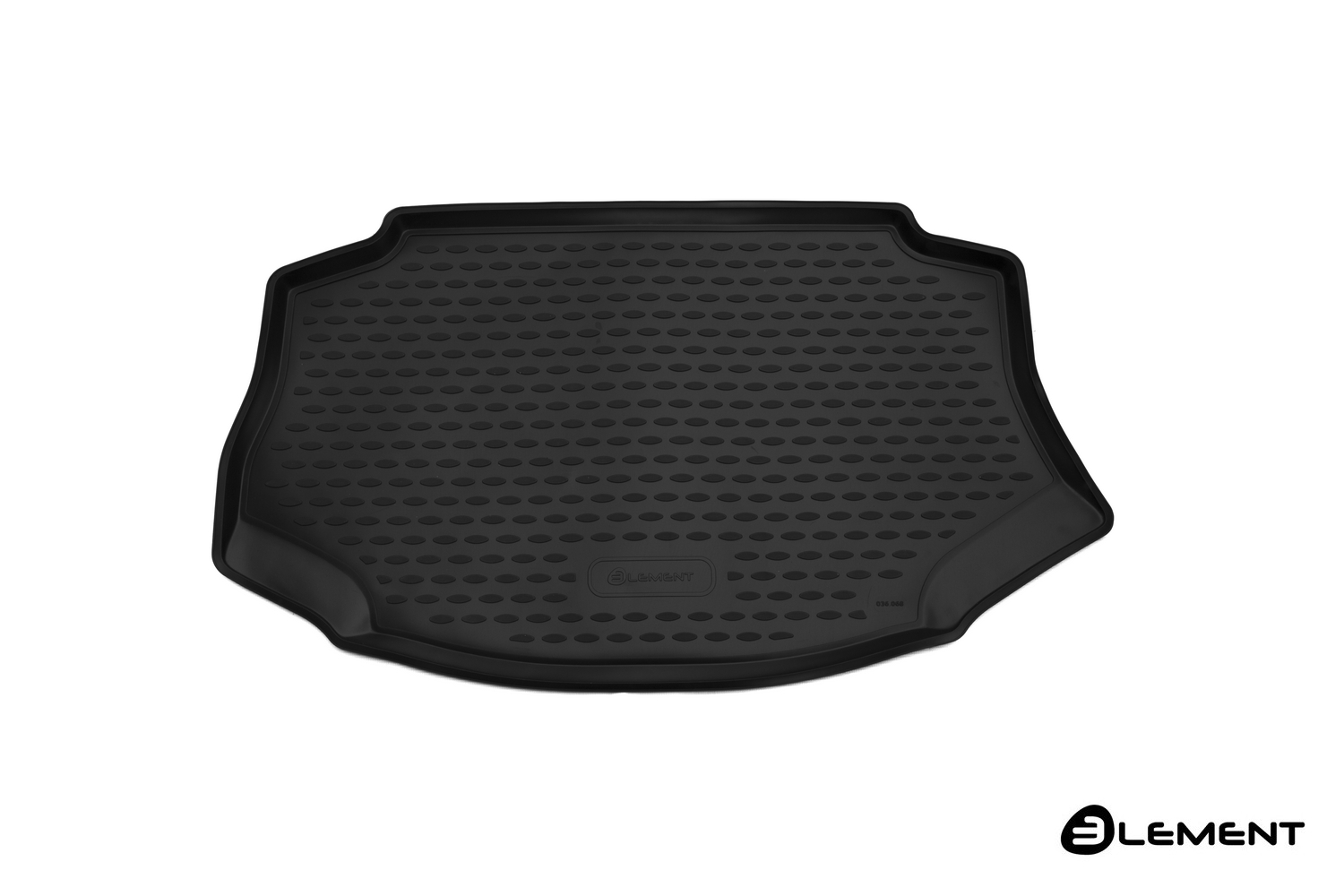 Коврик автомобильный, подходит для NISSAN Leaf, 2010-2017, 1st generation, (ZEO), 5-door hatchback, with sound intensifier, (Европа), 1 шт.  (полиурет