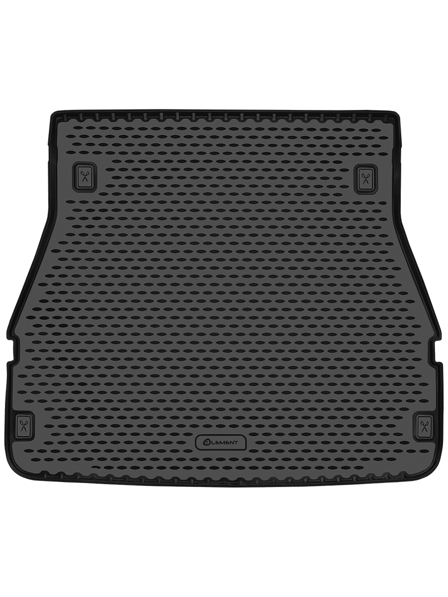 Коврик автомобильный подходит для TOYOTA Land Cruiser (300) 2021 - Внедорожник 5 дв. П.Р., длинный (3-й ряд сложен), ЮАР, 1шт. (полиуретан)