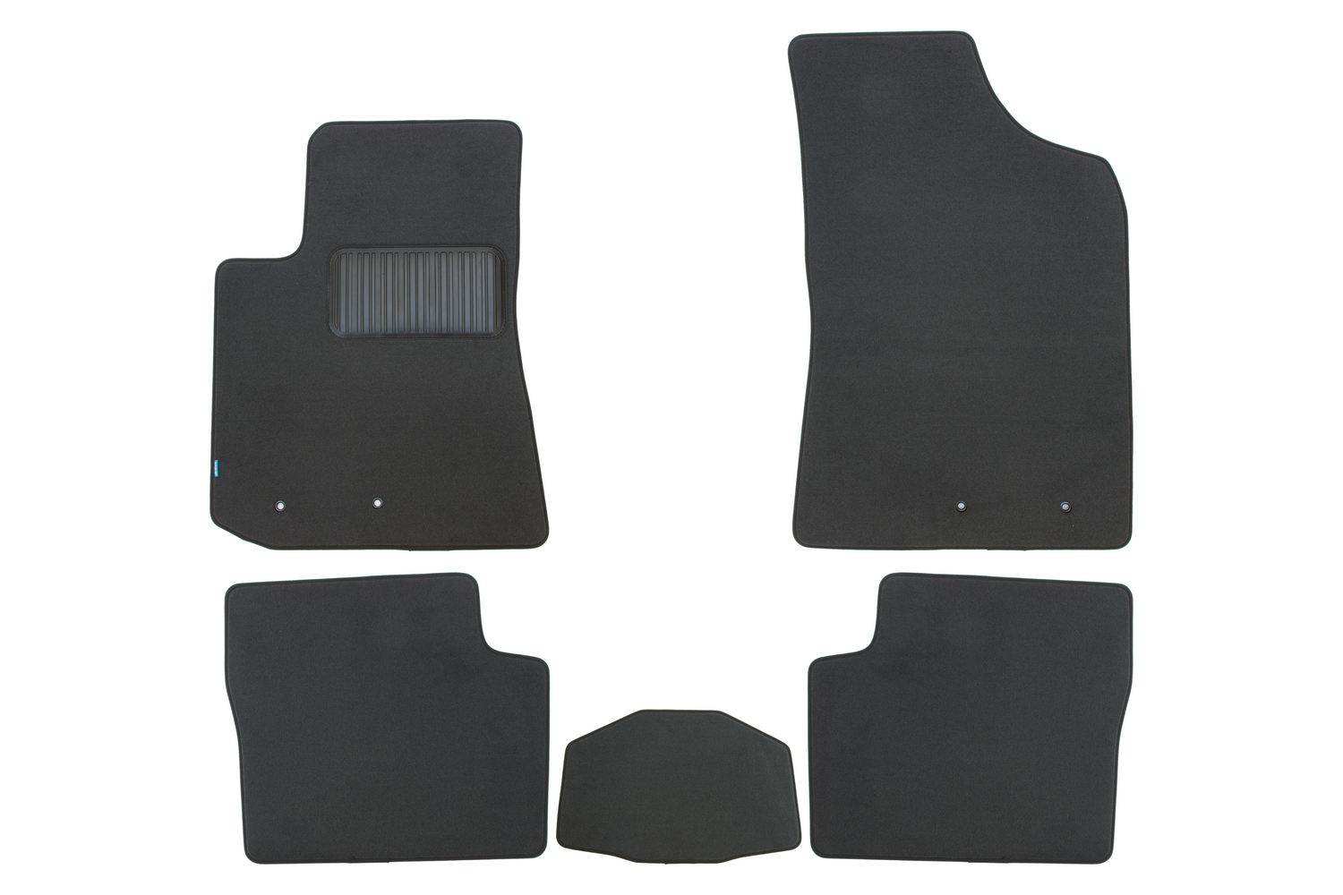 Коврики в салон Klever Premium GEELY Emgrand 2015-2020, сед., 5 шт. (текстиль) / Джили Эмгранд