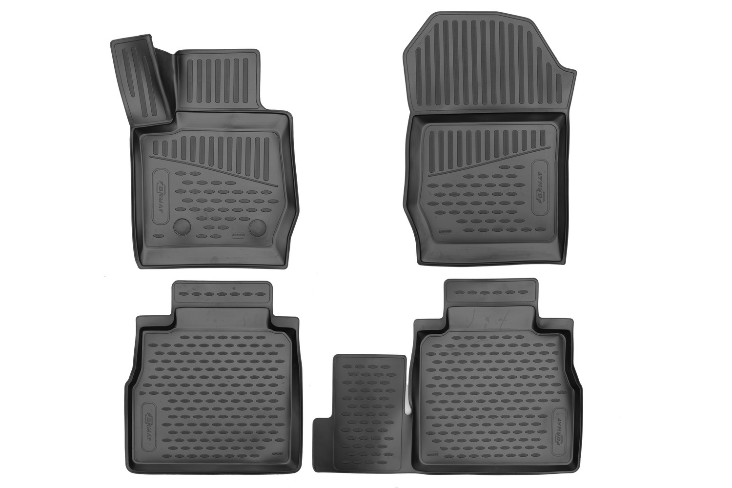 Коврики 3D в салон для GREAT WALL Poer, 2020-, 4шт. (ПУ, повышенная износостойкость) / Грейт Волл Поер