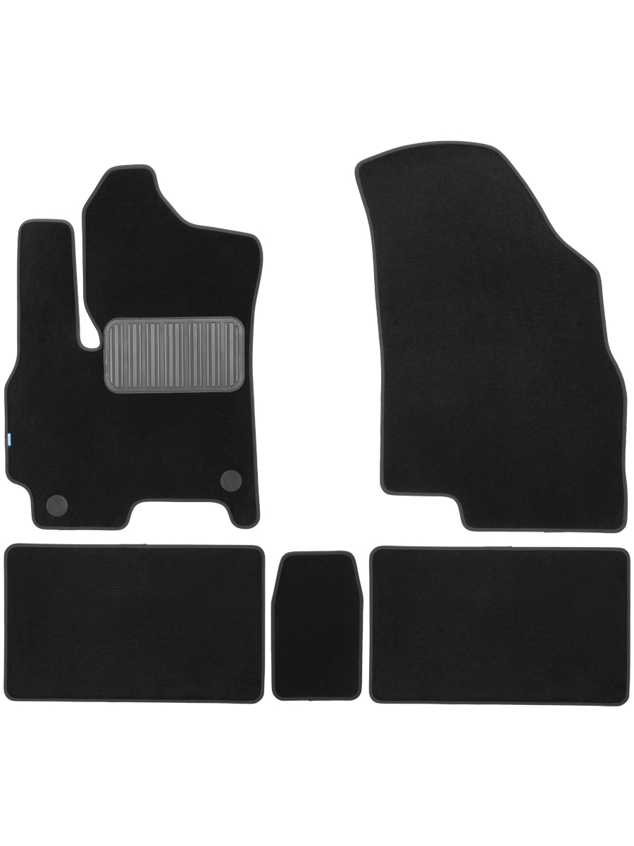 Коврики ворсовые для CHERY Tiggo 4 2024-н.в. (II) Внедорожник 5 дв. 5 шт. коврики текстильные в салон Klever Premium / Черри Тигго 4