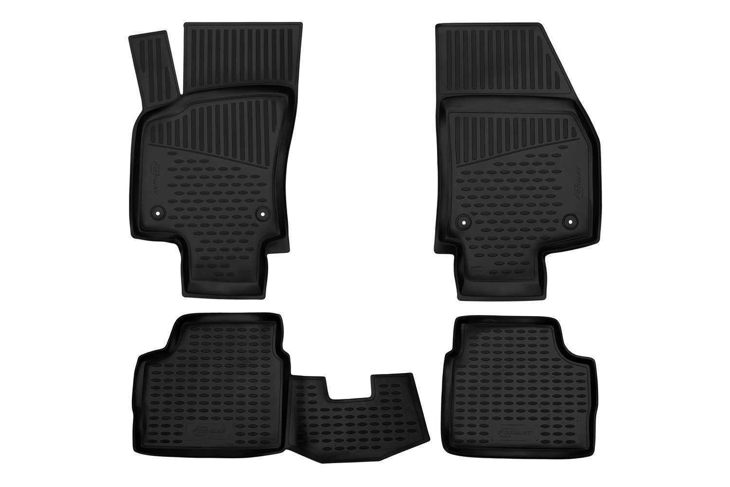 Коврики в салон для OPEL Astra (H), 2004-2014, сед., 4 шт. (ПУ, повышенная износостойкость) / Опель Астра