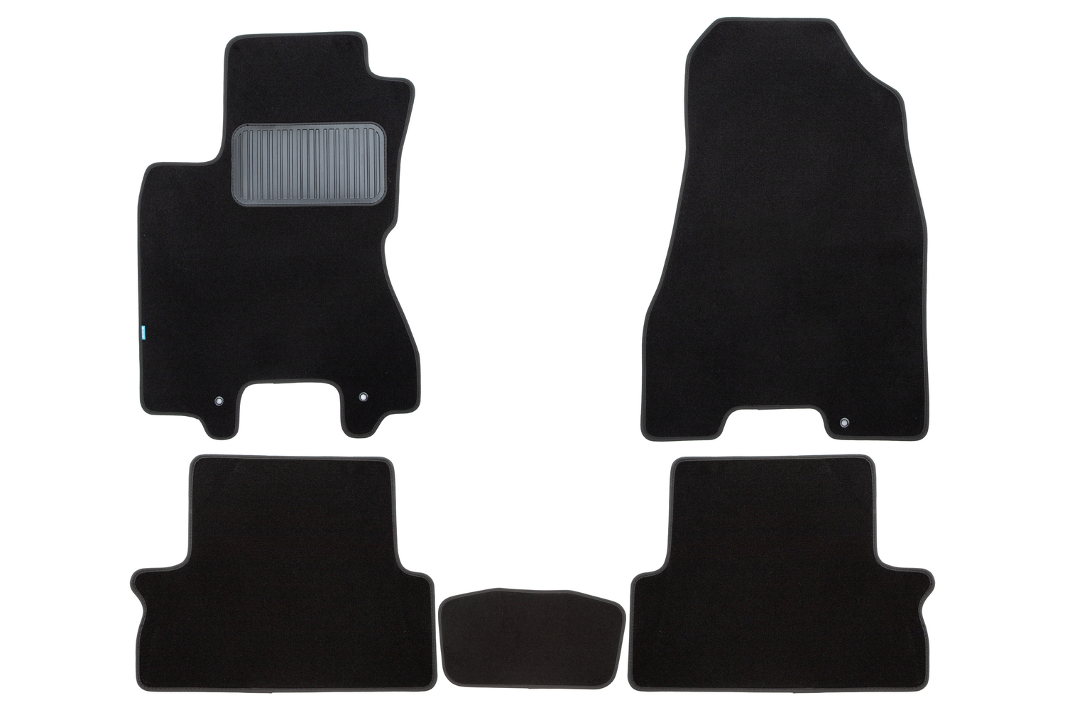 Коврики в салон Klever Premium NISSAN X-Trail T31 2007-2011, 2010-2015, кросс., 5 шт. (текстиль) / Ниссан Х Трейл