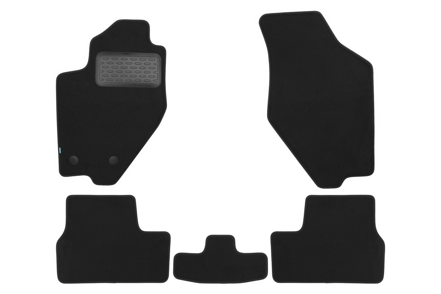 Коврики в салон Klever Premium DATSUN on-DO 2014-2020/ mi-DO 2015-2020, 5 шт. (текстиль) / Дацун ОН ДО