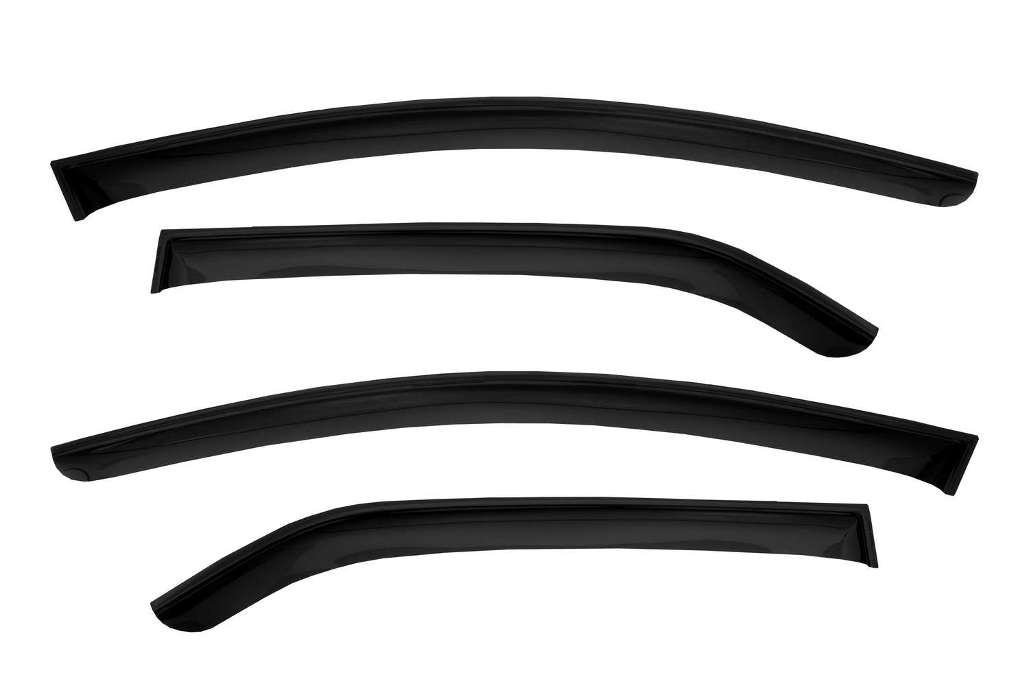 Дефлектор окон (НАКЛАДНОЙ скотч 3М) 4 шт. для CHEVROLET LACETTI 2004-2013 хэтчбек / Шевроле Лачетти