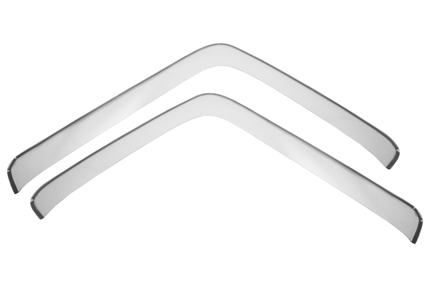 Дефлекторы окон, накладной, для JAC N200 2022- грузовик, прозрачный / Джак Н200