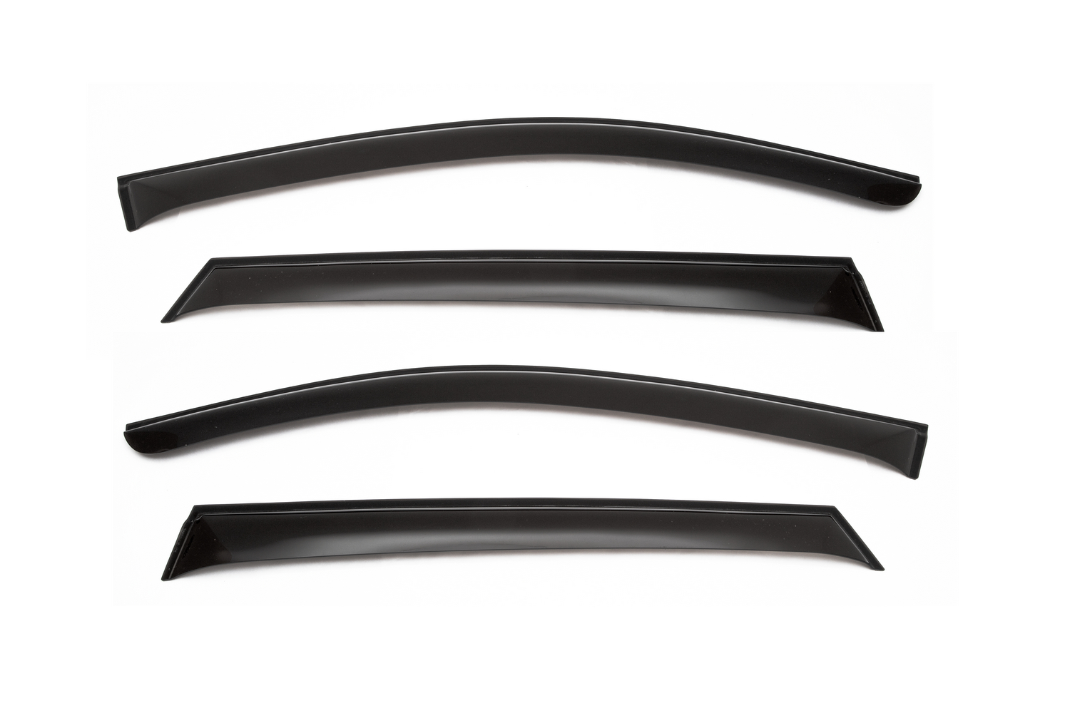 Дефлектор окон (НАКЛАДНОЙ скотч 3М) 4 шт. для AUDI Q5 I (8R) 2008-2017 внедорожник / Ауди Ку5