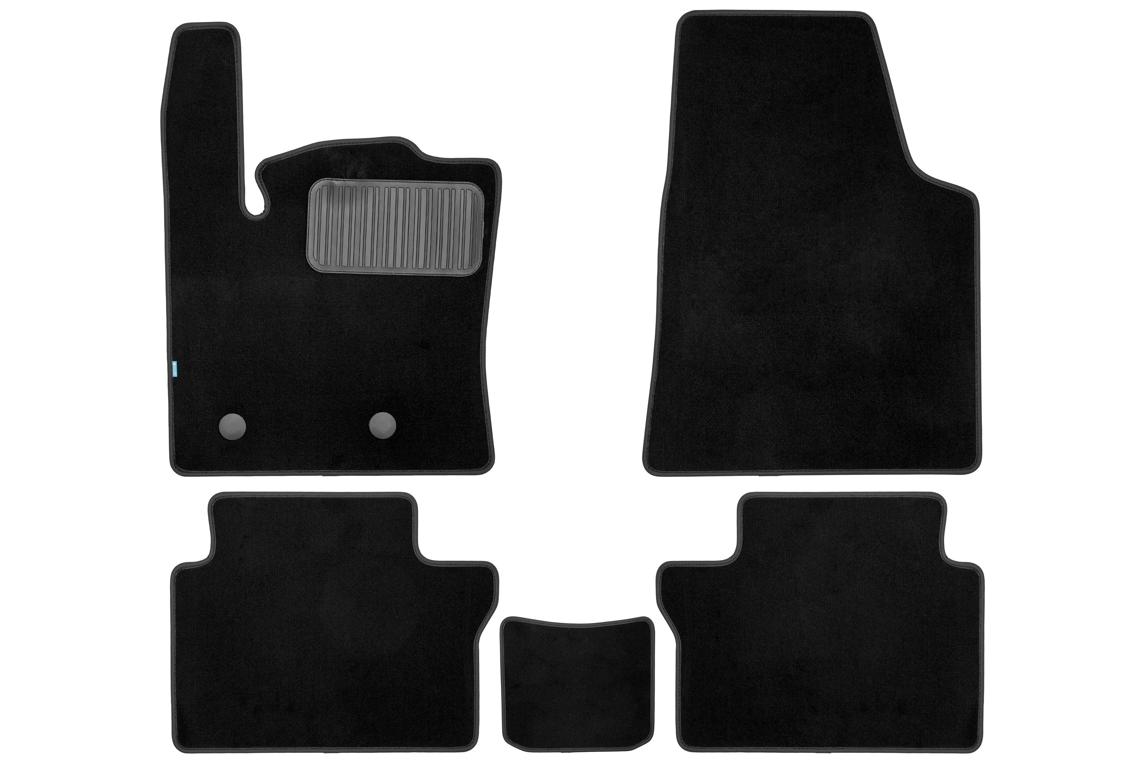 Коврики в салон Klever Premium FAW Bestune B70 2020- сед., 5шт. (текстиль) / ФАВ Бестюн Б70