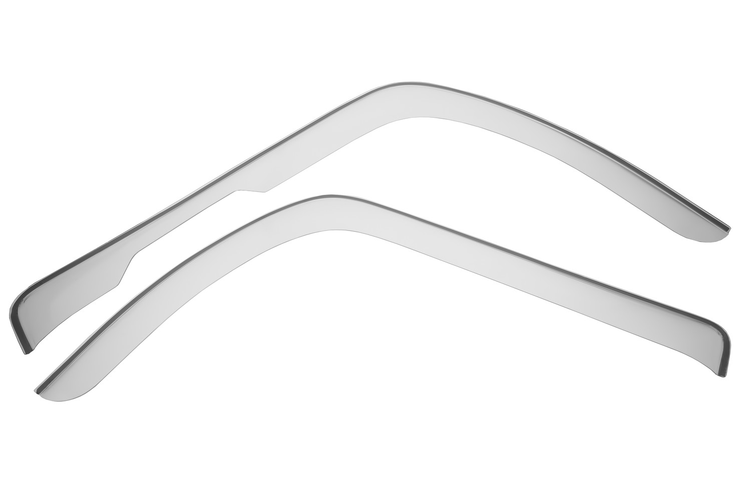 Дефлекторы окон для DONGFENG C80, C120, Z80 грузовик (коммерч.) 2023-, накладной, прозрачный / С120 / ДонгФенг С120