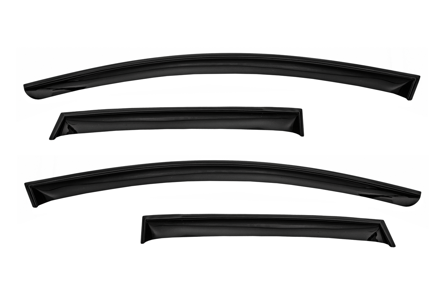 Дефлектор окон (НАКЛАДНОЙ скотч 3М), 4 шт., для GEELY Tugella FY11, 2020-, кроссовер / Джили Тугела