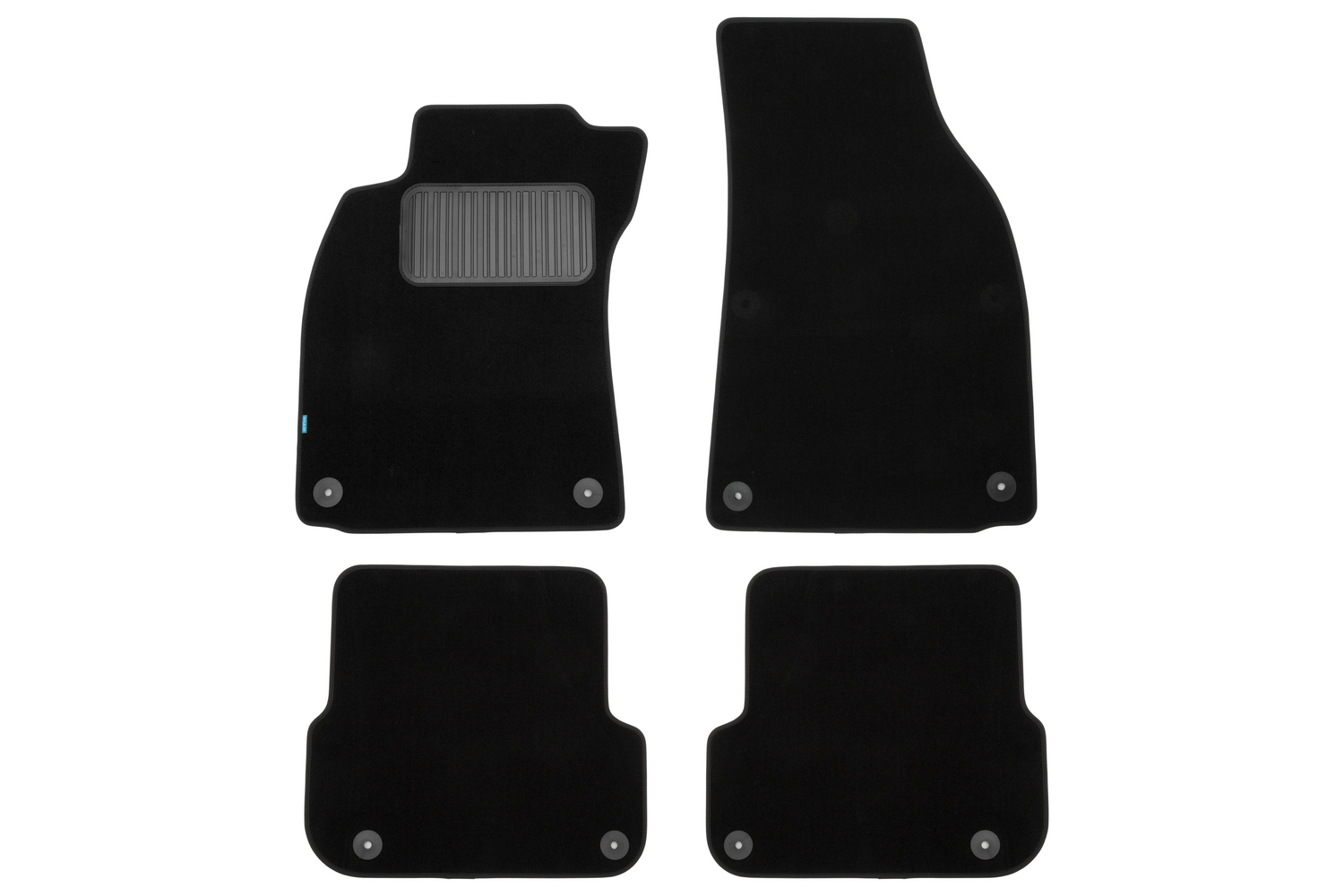 Коврики в салон Klever Premium AUDI A4 8E АКПП 2004-2009, сед., ун., 4 шт. (текстиль) / Ауди А4