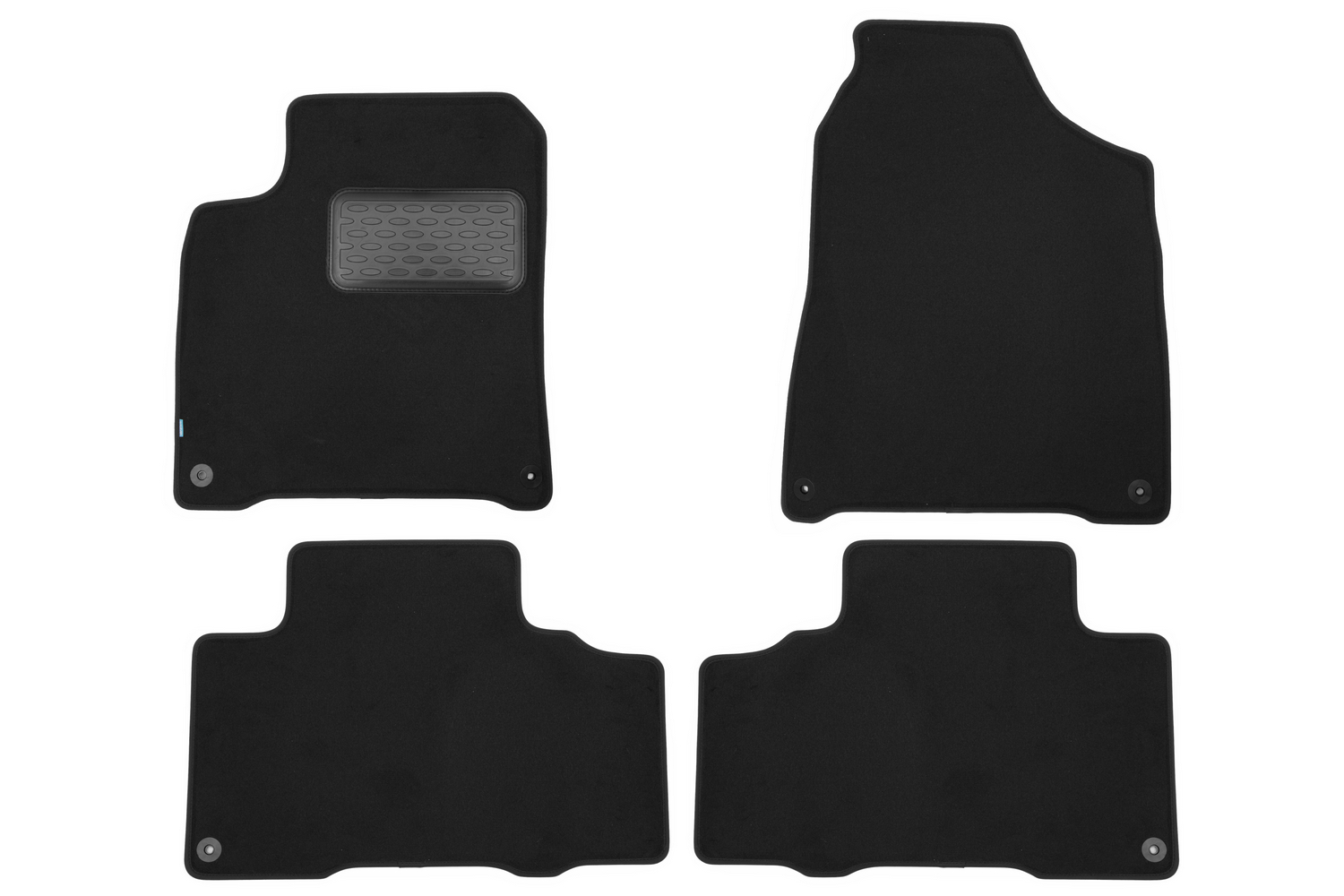 Коврики в салон Klever Premium SSANGYONG New Actyon 2010-2013, 2013-, внед., 4 шт. (текстиль) / Саньенг Актион