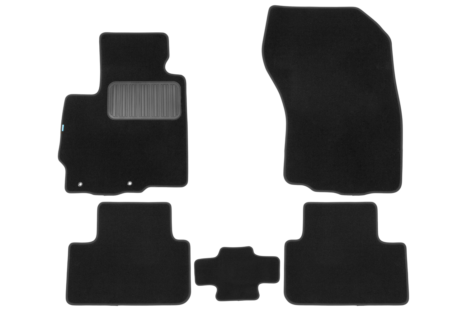 Коврики в салон Klever Premium PEUGEOT 4008 АКПП 2012-2017, внед., 5 шт. (текстиль) / Пежо