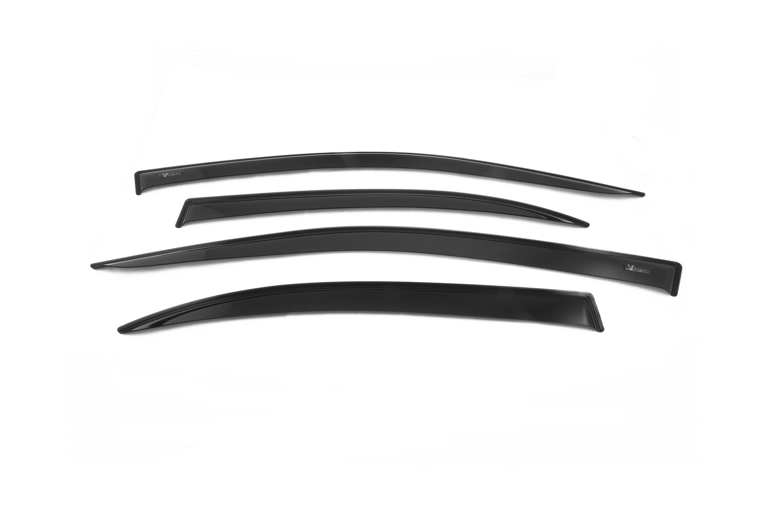 Дефлекторы окон Vinguru CHEVROLET Aveo 2006-2012 /сед/накладные/скотч/к-т 4 шт./материал акрил / Шевроле Авео