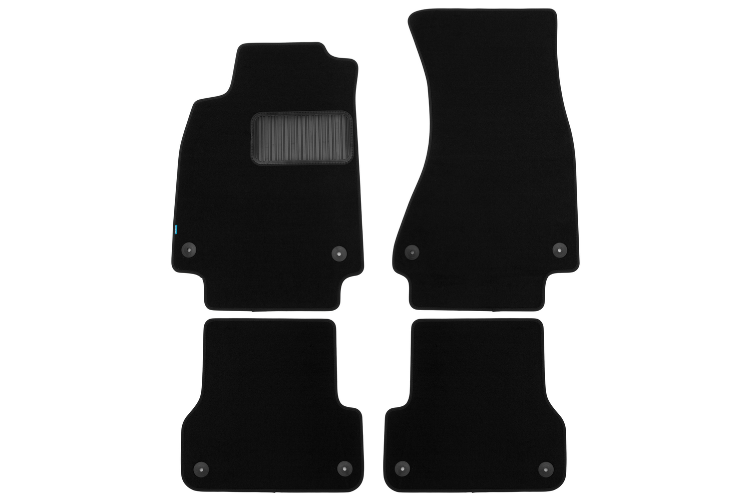 Коврики в салон Klever Premium AUDI A6 2014-2018, 2018-, сед., ун., 4 шт. (текстиль) / Ауди А6