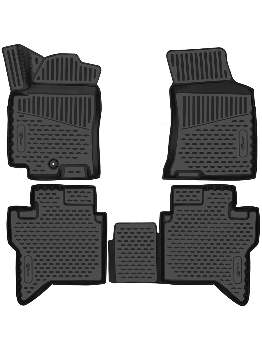 Коврики 3D в салон подходят для JAC T9 2024-, 4шт. (ПУ, повышенная износостойкость) / Джак Т9