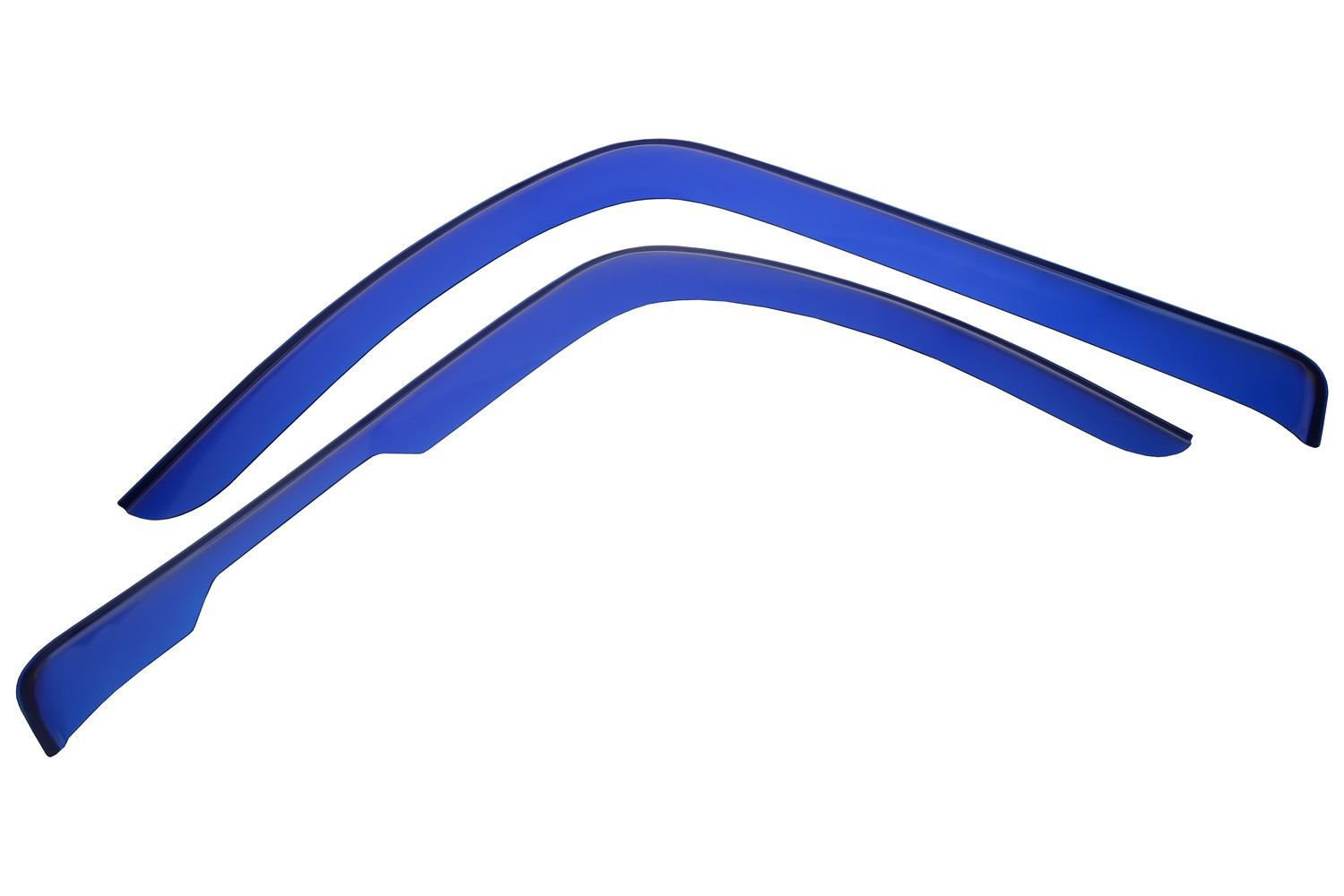 Дефлекторы окон для DongFeng C80, C120, Z80 2023- синий (2 шт.), накладной / ДонгФенг С120