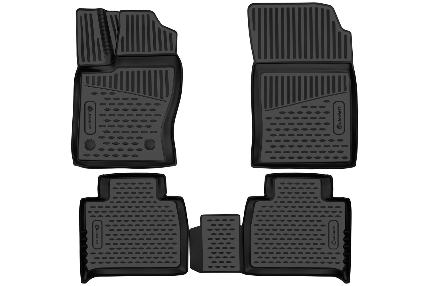 Коврики 3D в салон для TANK 500 2021-, 4шт. (ПУ, повышенная износостойкость) / ТАНК