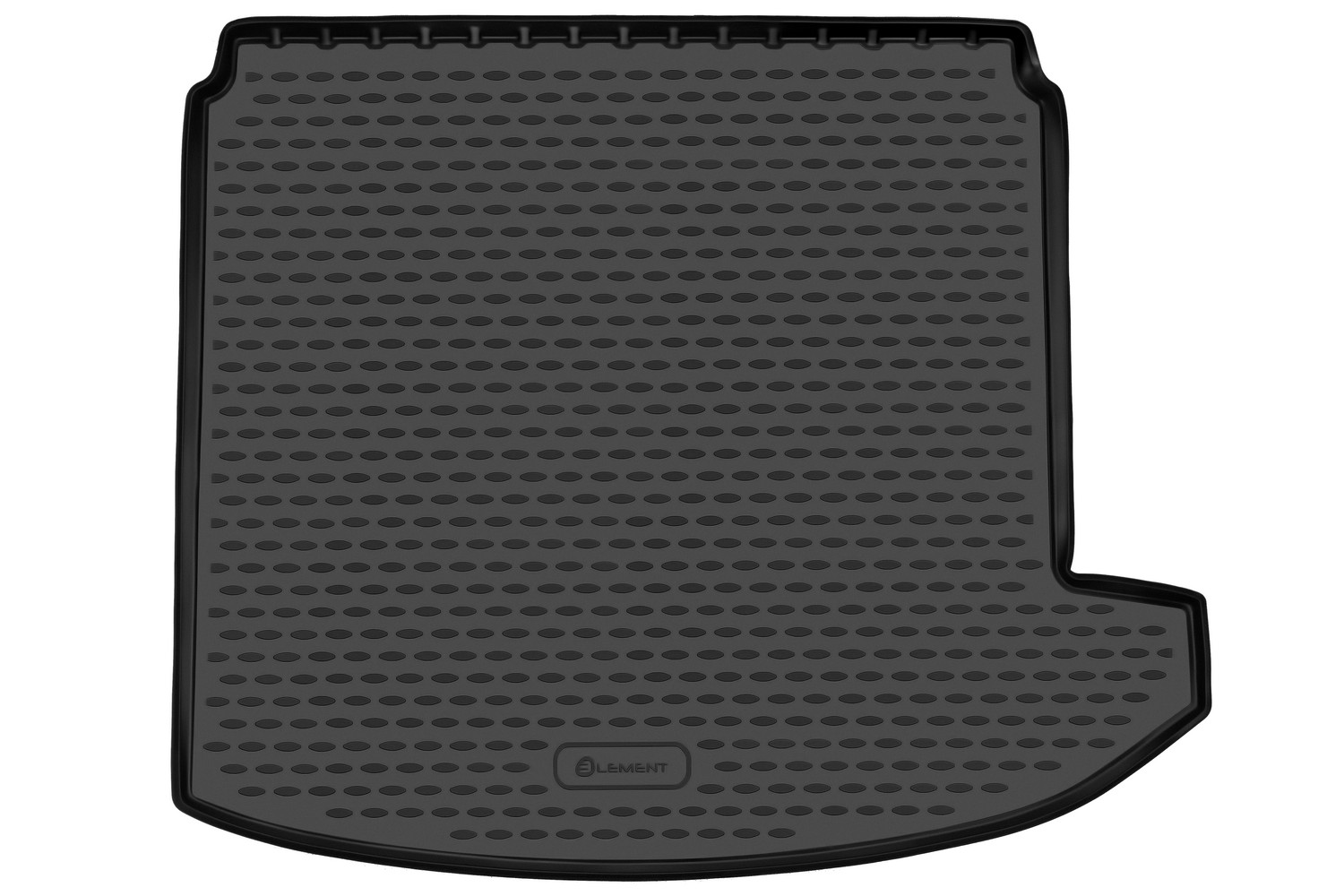 Коврик в багажник для CHERY TIGGO 8 Pro E+, 2023-, гибрид, 7 мест, 3 ряд сложен, 1шт. (полиуретан) / Черри Тигго 8 Про Е