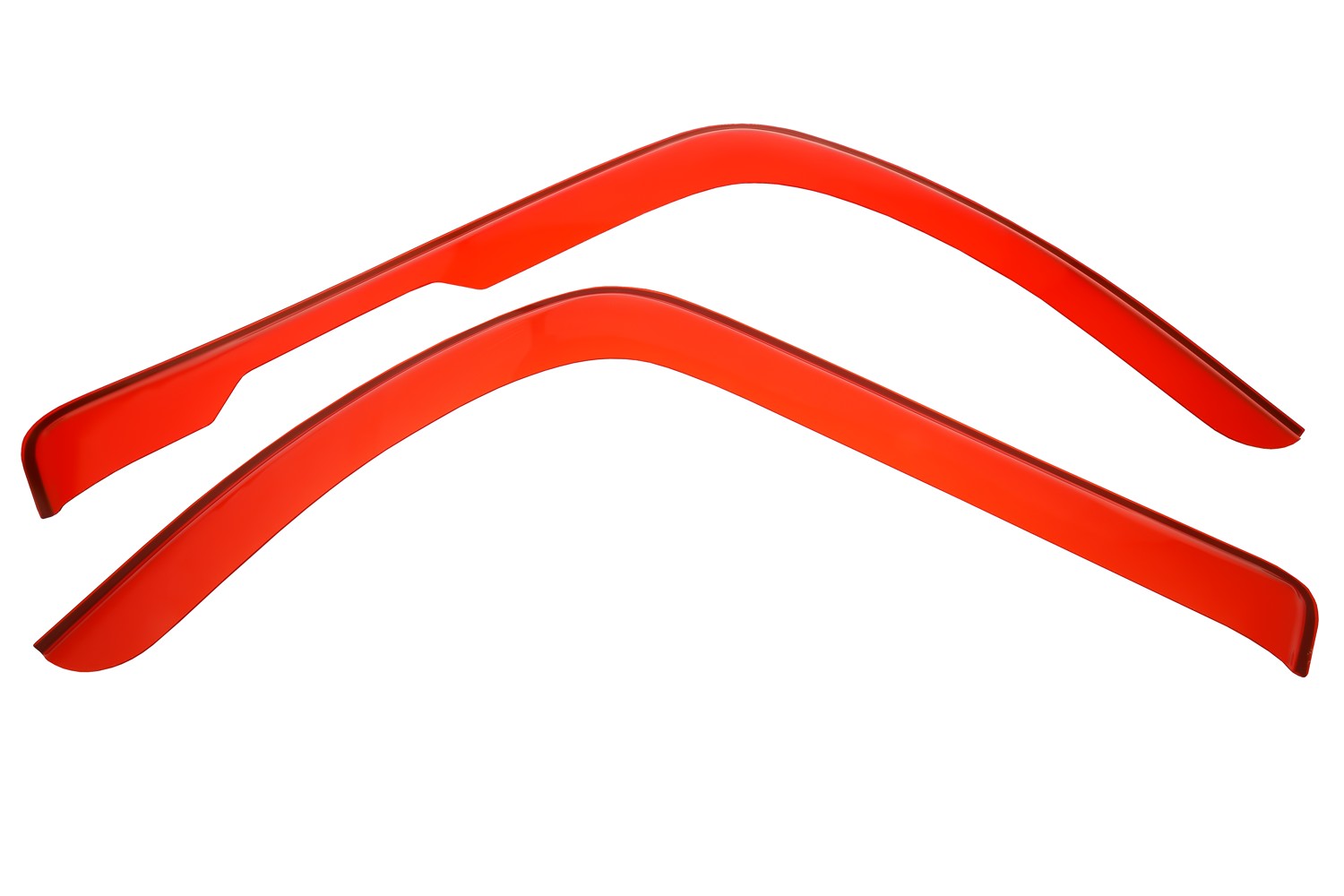 Дефлекторы окон для DONGFENG C80, C120, Z80 грузовик (коммерч.) 2023-, накладной, красный / С120 / ДонгФенг С120