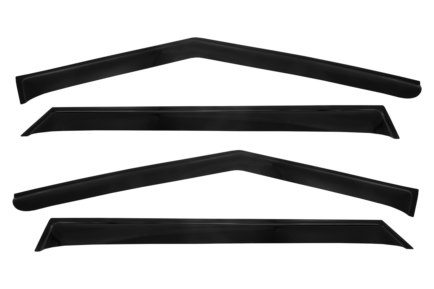 Дефлекторы окон для JAECOO J7 кроссовер 2023-, накладной / Джаеку Джей 7 / Джейку Джей 7