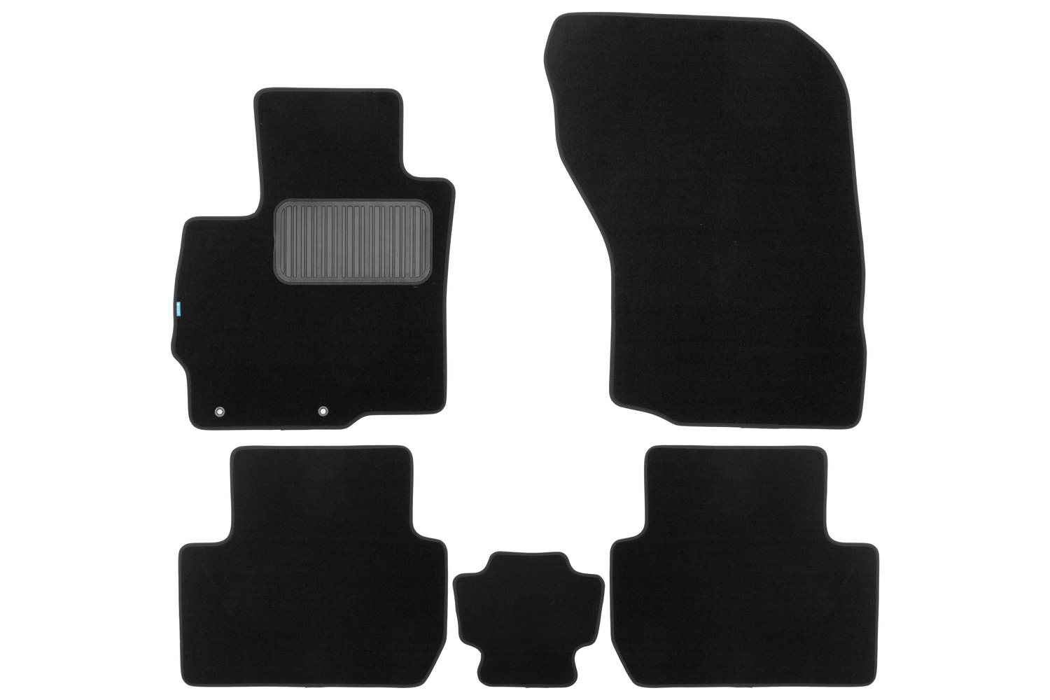 Коврики в салон Klever Premium MITSUBISHI Outlander III АКПП 2012-2015, 2015-2018, 2018-, внед., 5 шт. (текстиль) / Митсубиси Аутлендер