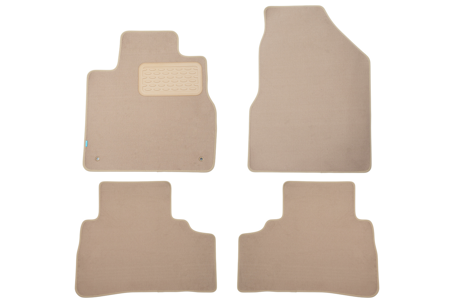 Коврики в салон Klever Premium NISSAN Murano АКПП 2007-2010, 2010-2012, 2011-2015, внед., 4 шт. (текстиль, бежевые) / Ниссан Мурано