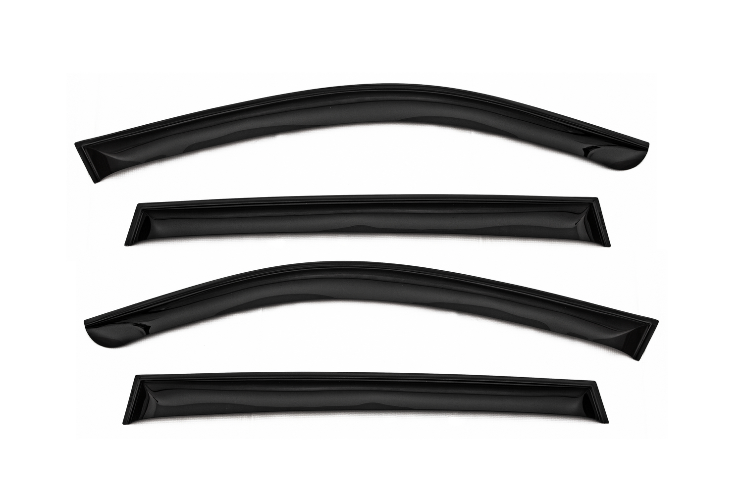 Дефлектор окон (НАКЛАДНОЙ скотч 3М) 4 шт. для BMW X3 II (F25) 2010-2017 внедорожник / БМВ Х3