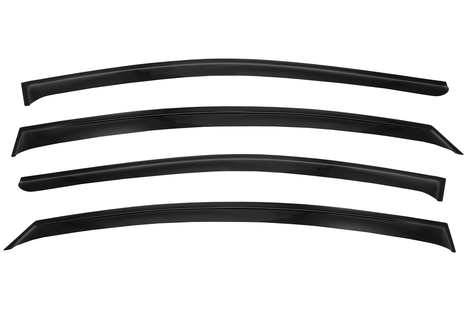 Дефлектор окон, НАКЛАДНОЙ скотч 3М, 4 шт., для OMODA S5 2022-, седан / Омода С5