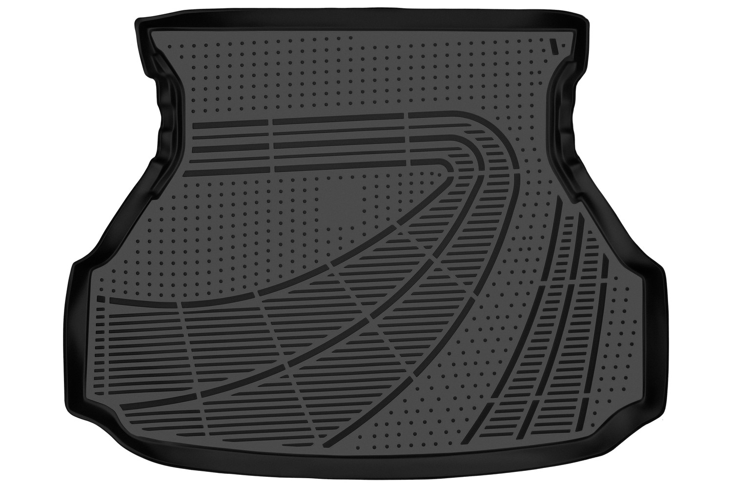 Коврик в багажник LADA Granta, 2014-2018, 2018-, Лифтбек,1шт. (полиуретан) / Лада Гранта