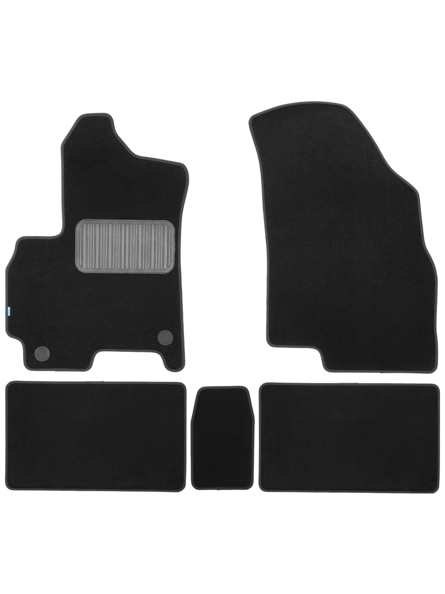 Коврики ворсовые для CHERY Tiggo 4 2024-н.в. (II) Внедорожник 5 дв. 5 шт. коврики текстильные в салон Klever Premium / Черри Тигго 4