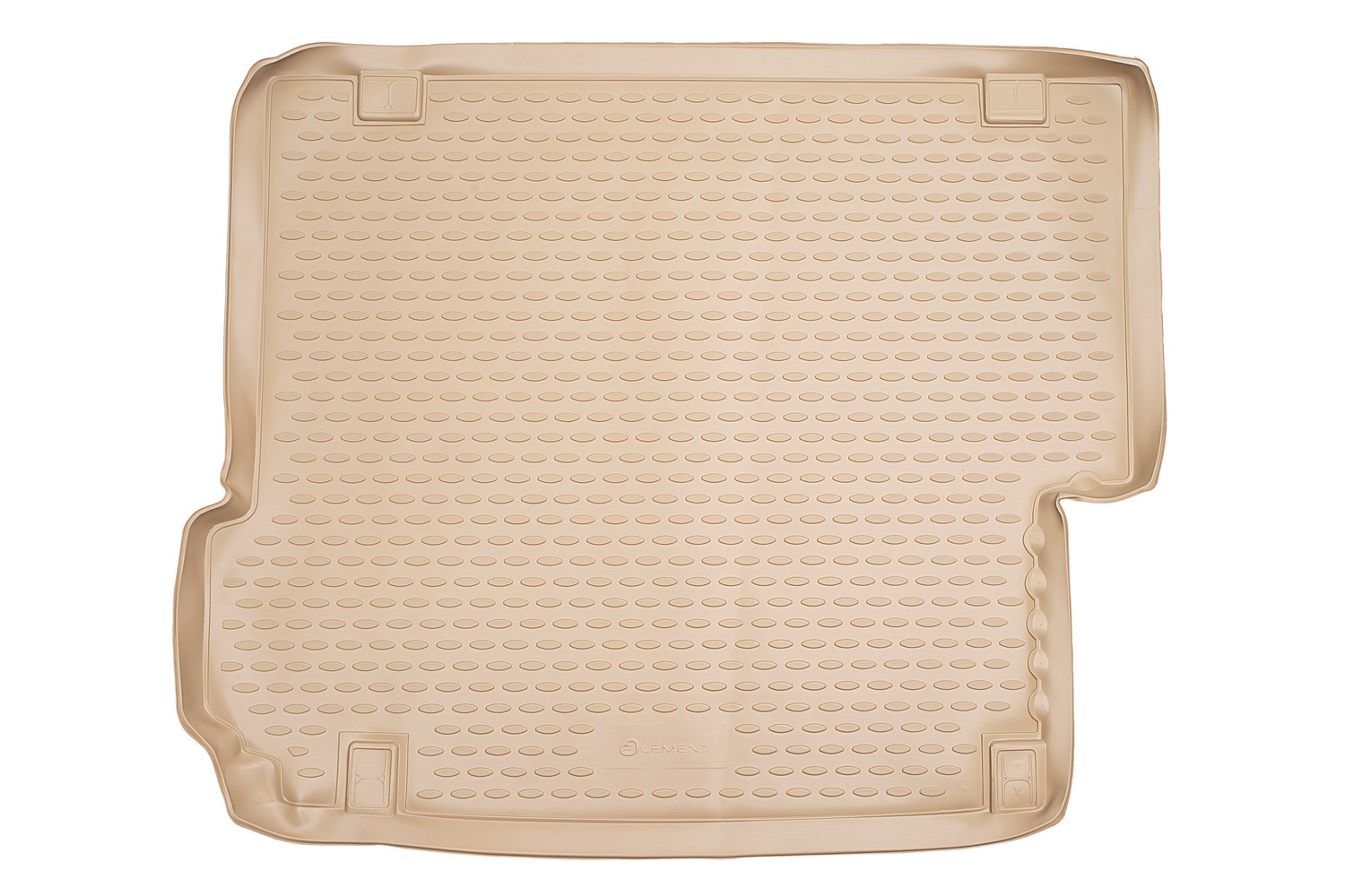 Коврик в багажник BMW X3, 2010- (F25), поколение II, кросс. (полиуретан, бежевый) / БМВ Х3