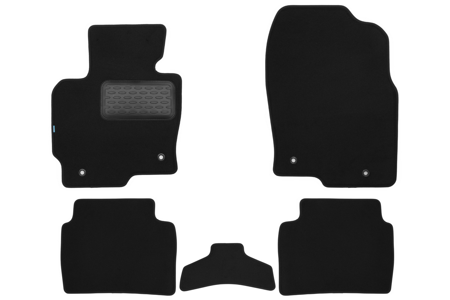 Коврики в салон Klever Premium MAZDA CX5 АКПП 2011-2015, 2015-2017, внед., 5 шт. (текстиль) / Мазда СХ-5