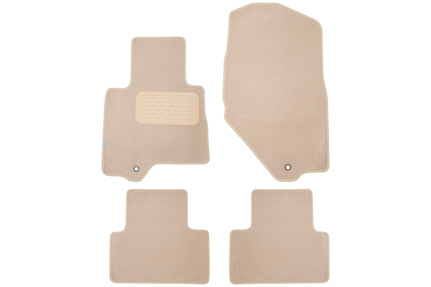 Коврики в салон Klever Premium INFINITI FX 2008-2012, 2011-2013, кросс., 4 шт. (текстиль, бежевые) / Инфинити ФХ