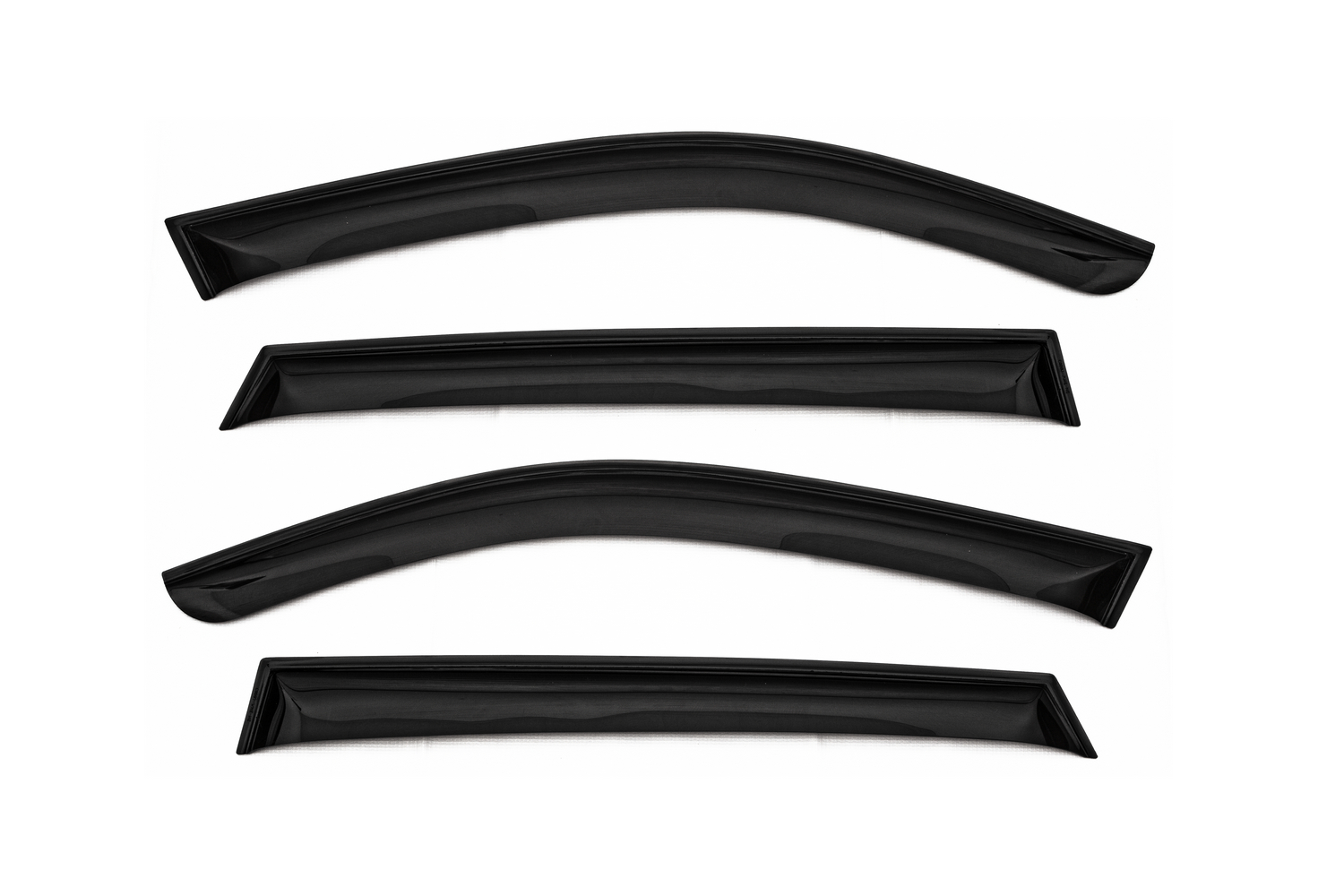 Дефлектор окон (НАКЛАДНОЙ скотч 3М) 4 шт. для BMW X1 I (E84) 2009-2015 внедорожник / БМВ Х1