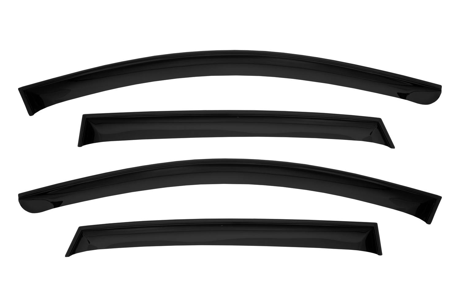 Дефлектор окон (НАКЛАДНОЙ скотч 3М) 4 шт. для CHEVROLET CAPTIVA I 2006-2016 кроссовер / Шевроле Каптива