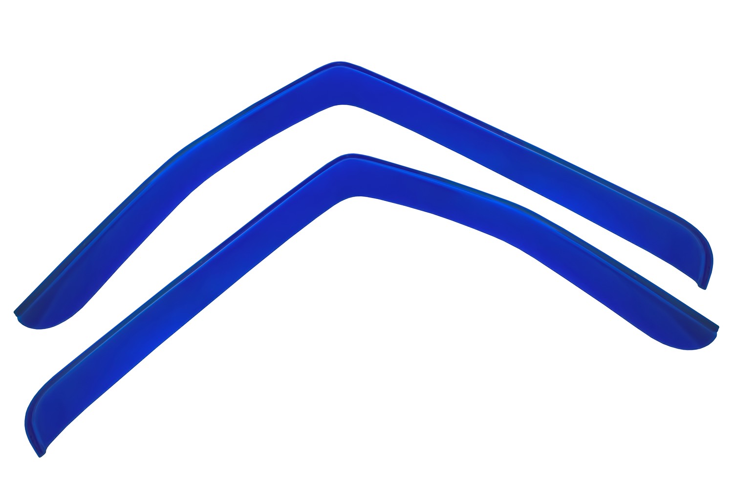 Дефлекторы окон для FAW J6 2007- синий (2 шт.), накладной / ФАВ Джей 6