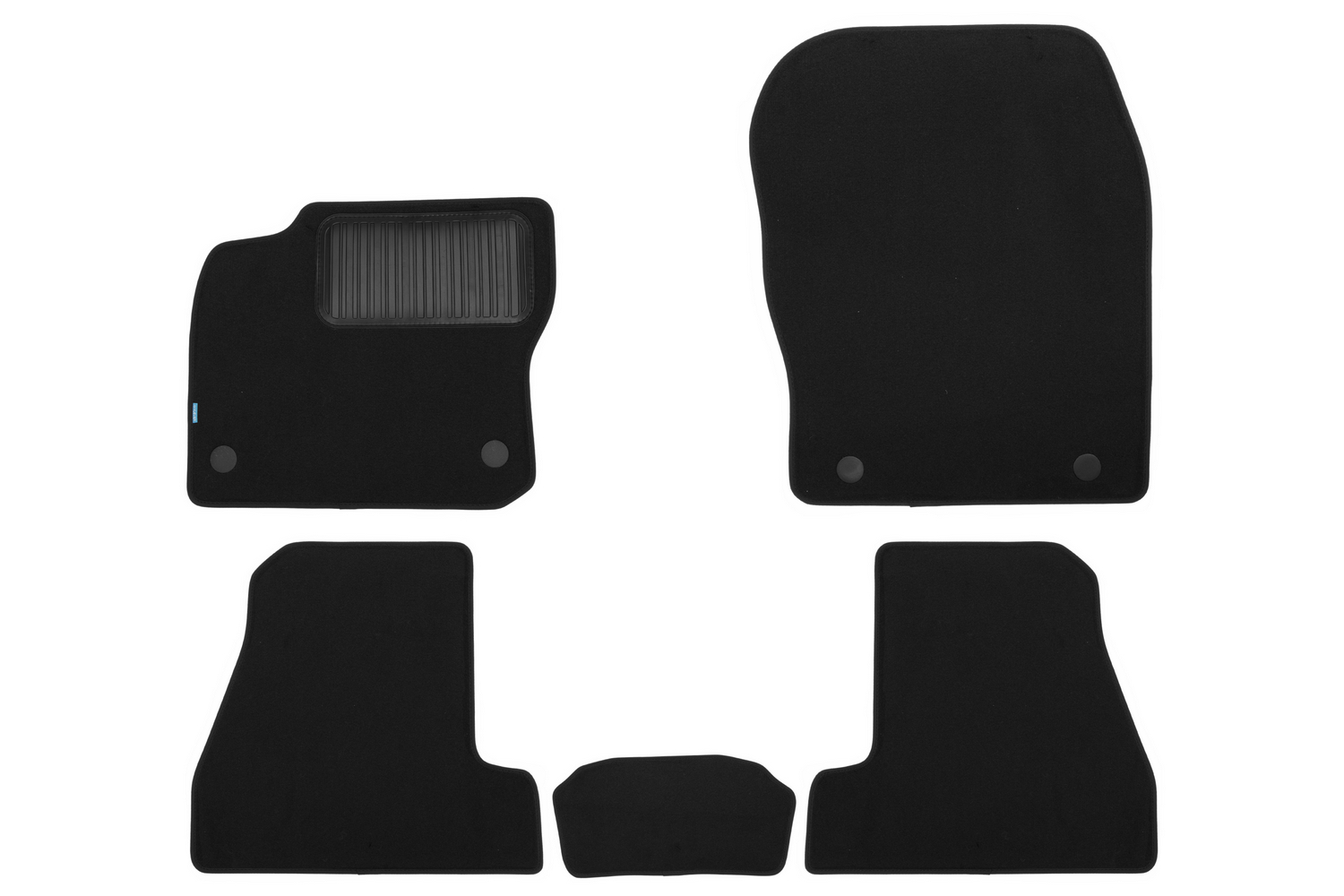 Коврики в салон Klever Premium FORD Focus 3 2011-2015, 2014-2019, хб., 5 шт. (текстиль) / Форд Фокус