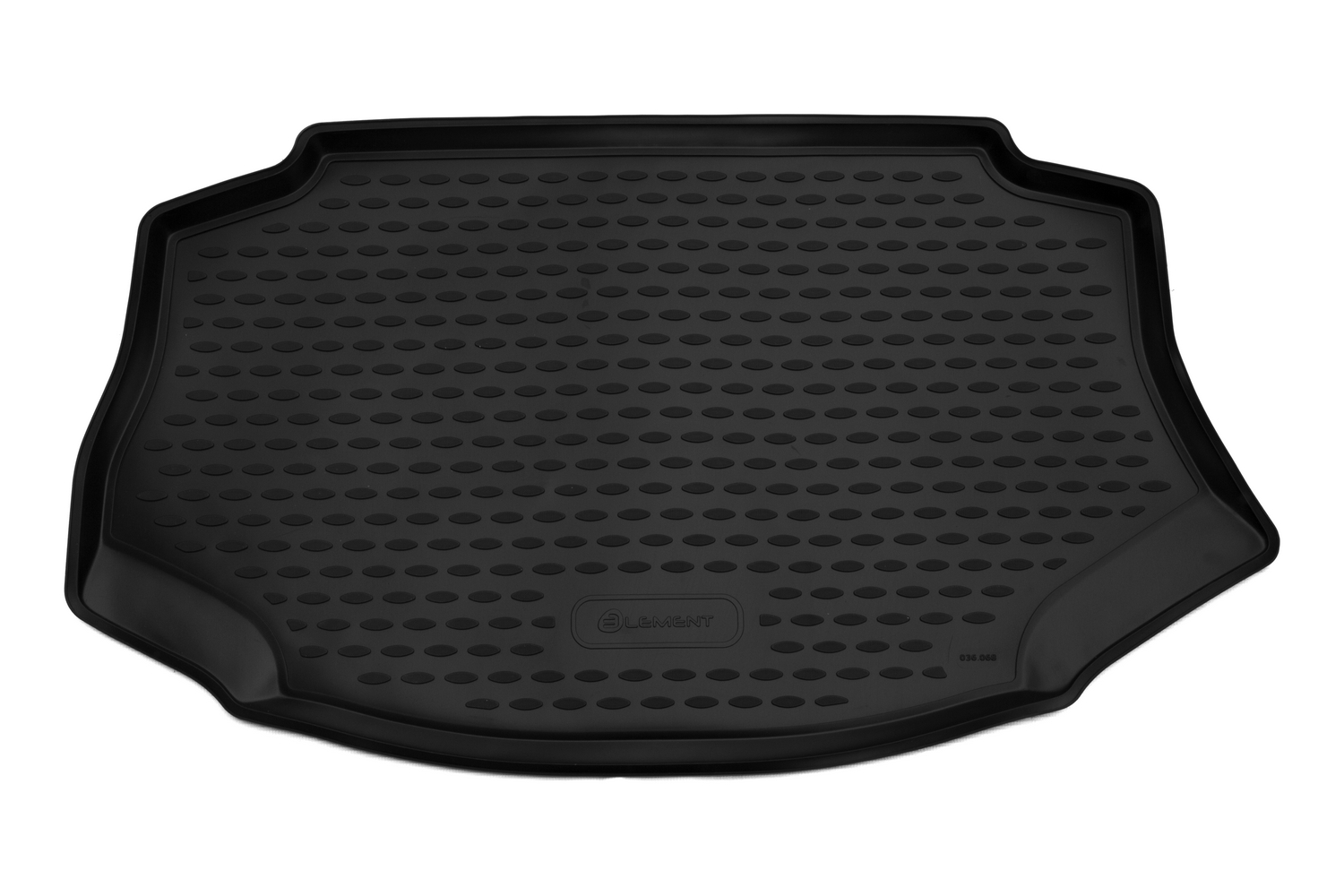 Коврик в багажник для NISSAN Leaf 2010-2017, 1-е поколение, (ZE0), 5-дверей хетчбек, с усилителем звука, (Европа), 1 шт. (полиуретан) / Нисса / Ниссан