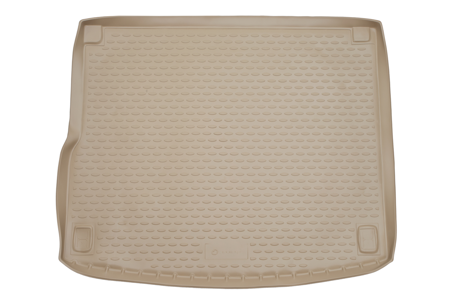 Коврик в багажник VW Touareg II 2010-2014, кросс. (полиуретан, бежевый) / Фольксваген Туарег