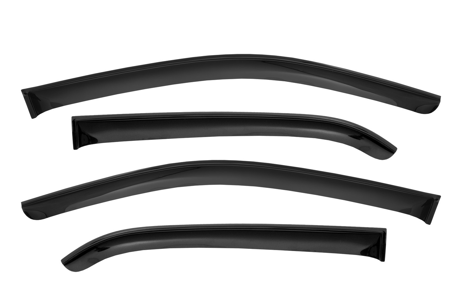 Дефлектор окон (НАКЛАДНОЙ скотч 3М), 4 шт., для VOLKSWAGEN POLO VI, 2020 - 2022, лифтбек  / JETTA VA3 2019- / Джетта Ваз / Фольксваген Поло